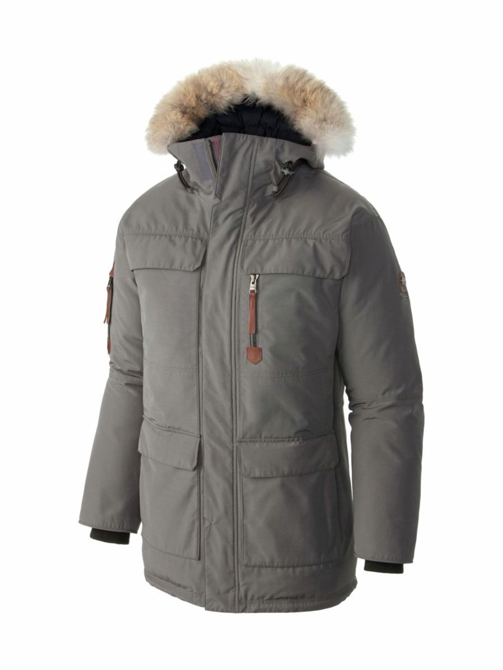Sorel Men's Caribou Insulated Parka with Coyote Fur Trim